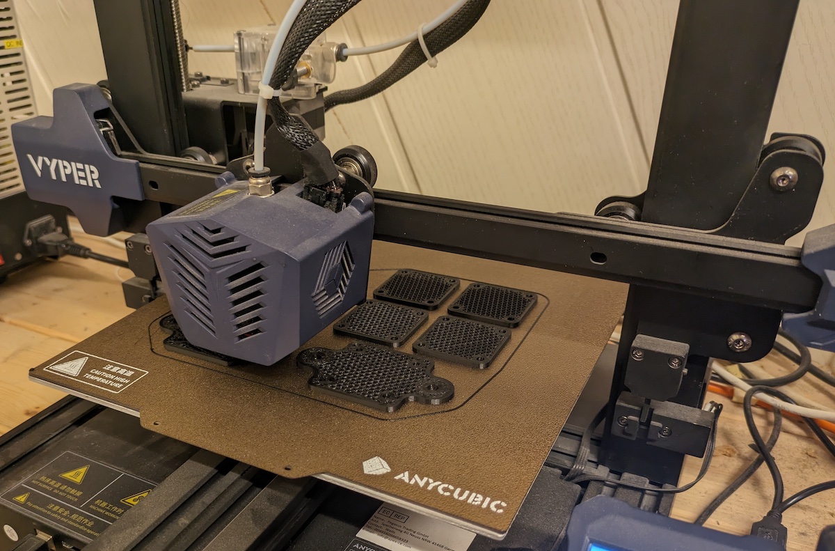 3D Drucker der die Fuß-Teile ausdruckt